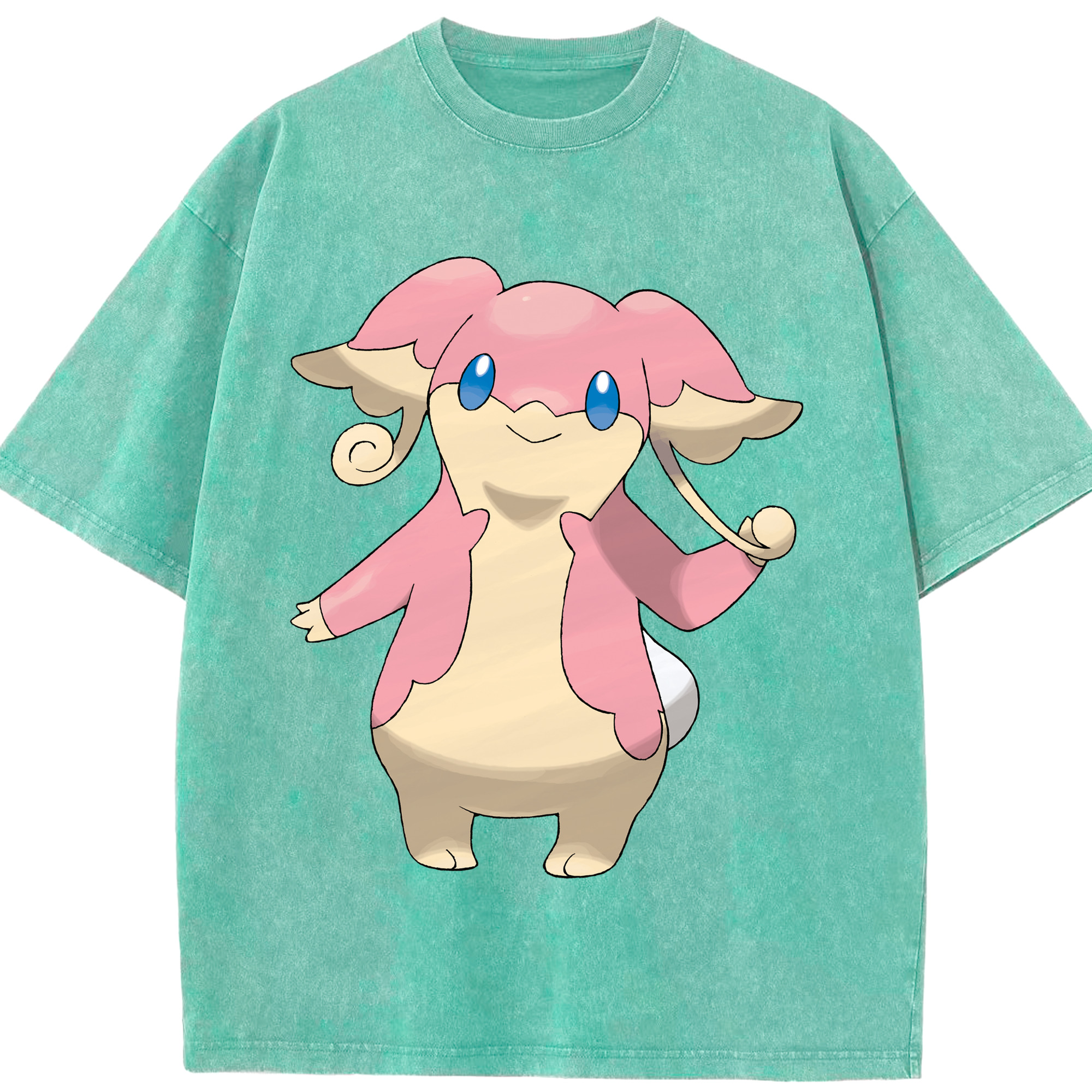 （画像用） ポケットモンスター Pokémon 綿100% ヴィンテージ風 半袖Tシャツ（フロントプリント）